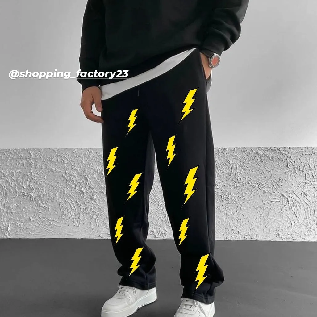 ⚡ Thunder Bolt Lightning Print Track