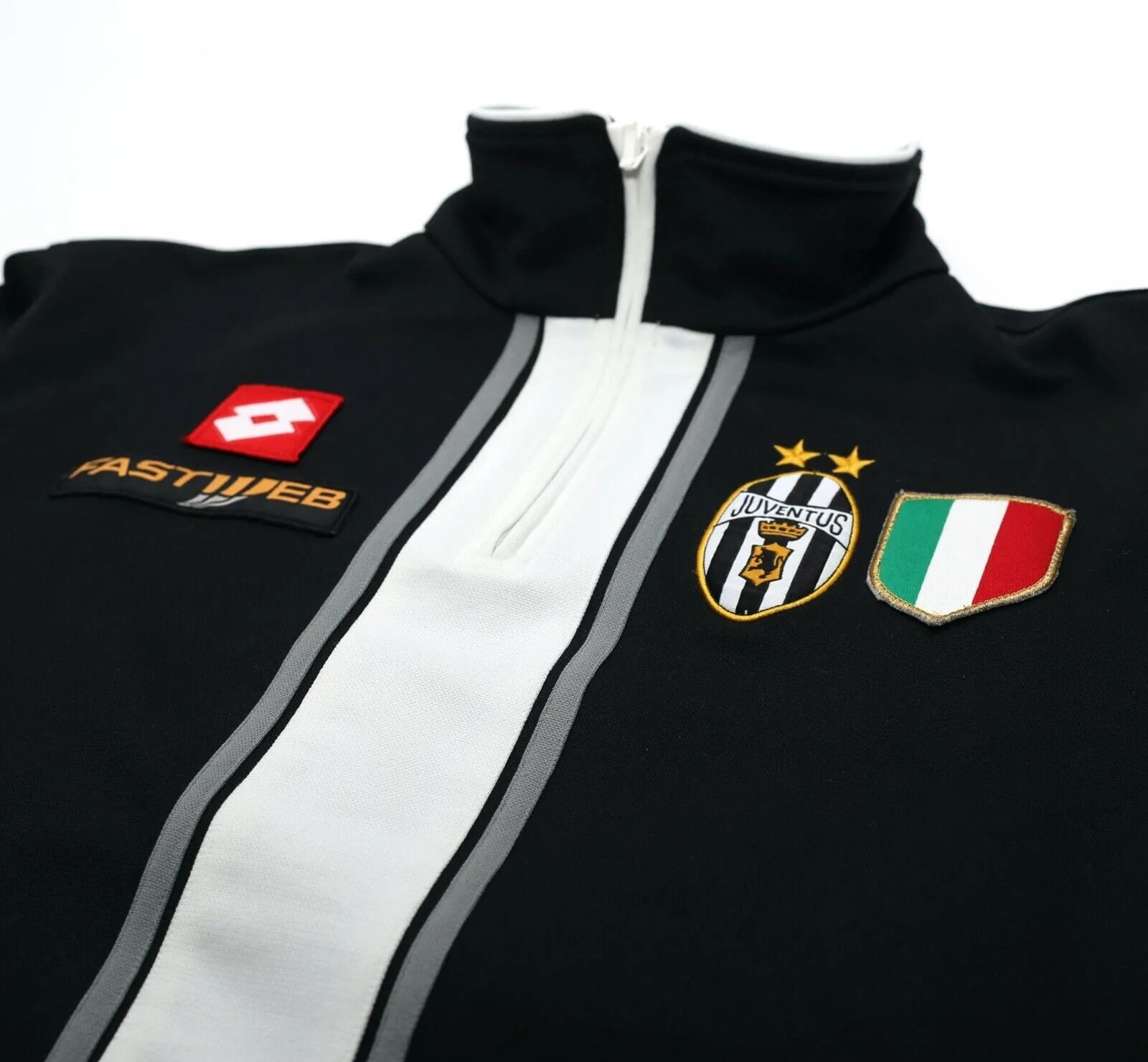 2002/03 JUVENTUS Vintage Lotto 1/4 Zip Track Top Jacket (M)