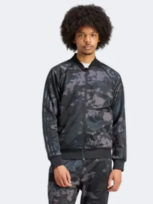 Adidas Camo Sst Men Original Jacket Black