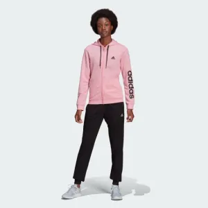 Adidas Essentials Logo French Terry Women Lifestyle Suit Pink/Black