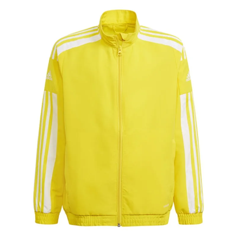 ADIDAS SQUADRA 21 PRESENTATION JACKET TEAM YELLOW/WHITE