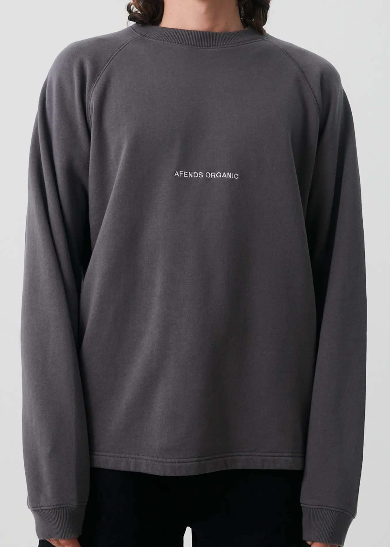 AFENDS Unisex Return - Unisex Crew Neck Jumper - Steel