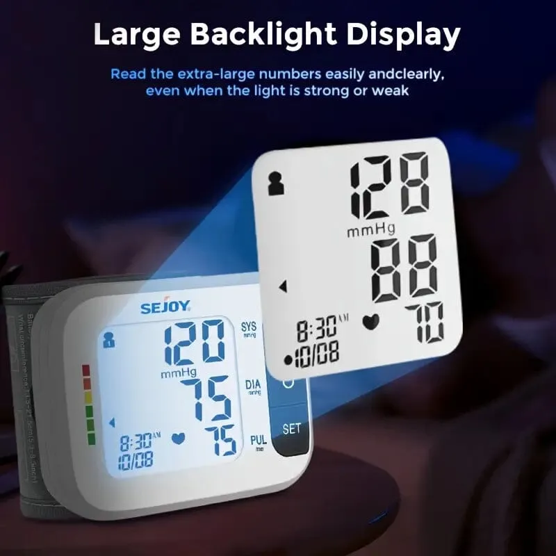 Automatic Digital Wrist Blood Pressure Monitor