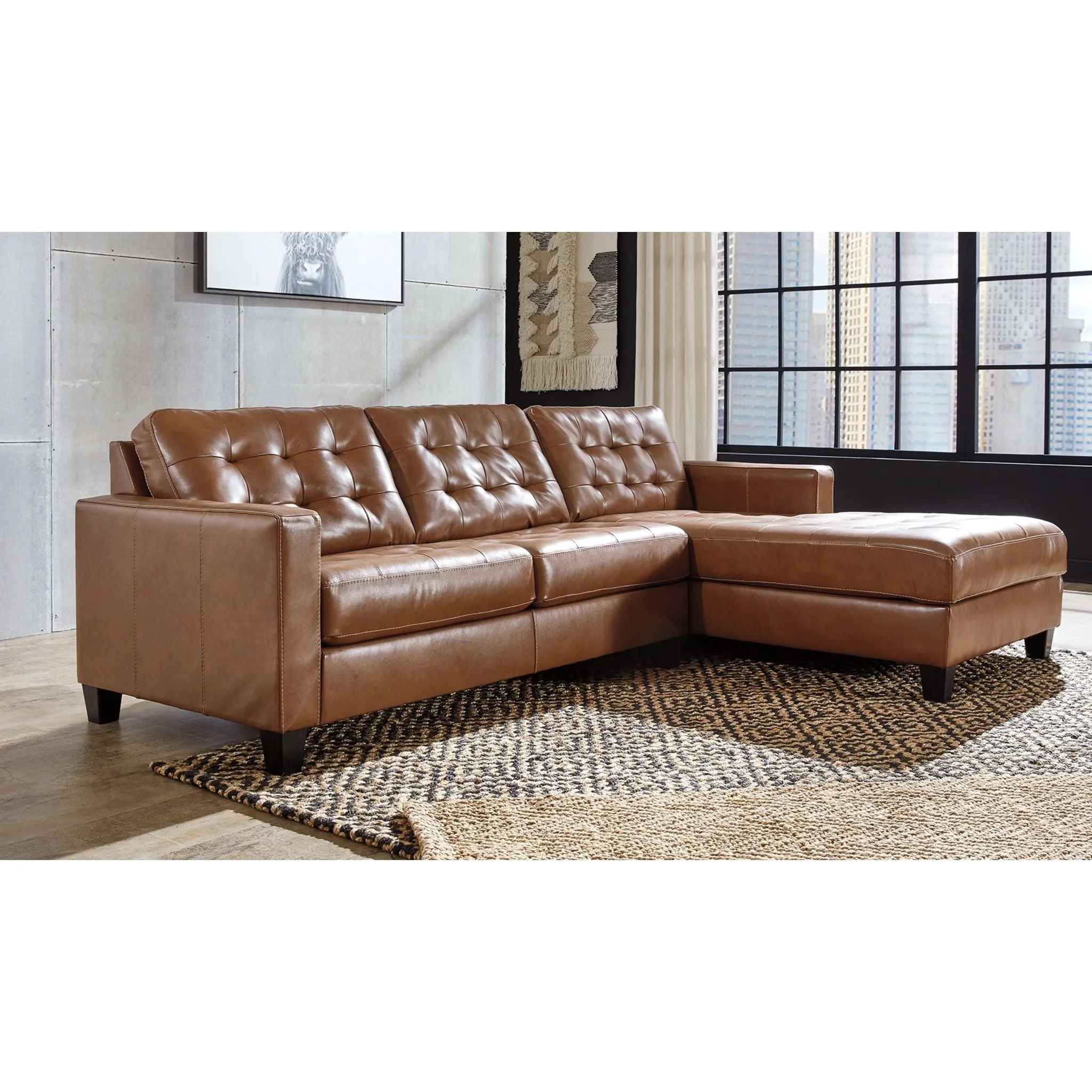 Baskove 2 Piece Sectional with Chaise