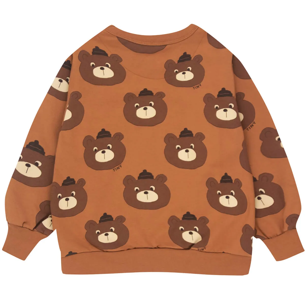 Bears Sweatshirt in Brown by Tinycottons