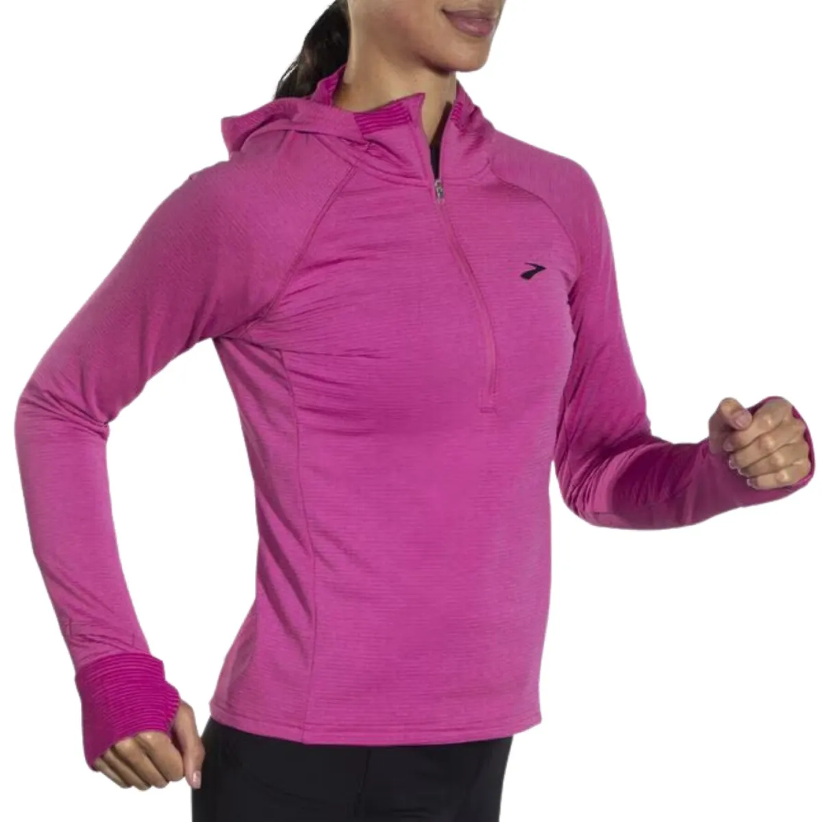 Brooks Notch 2.0 Women's Pink Thermal Sweatshirt