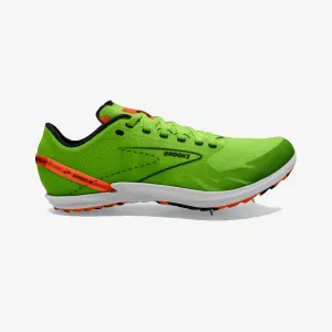 Brooks Unisex Draft XC (Green Gecko/Red Orange/White)