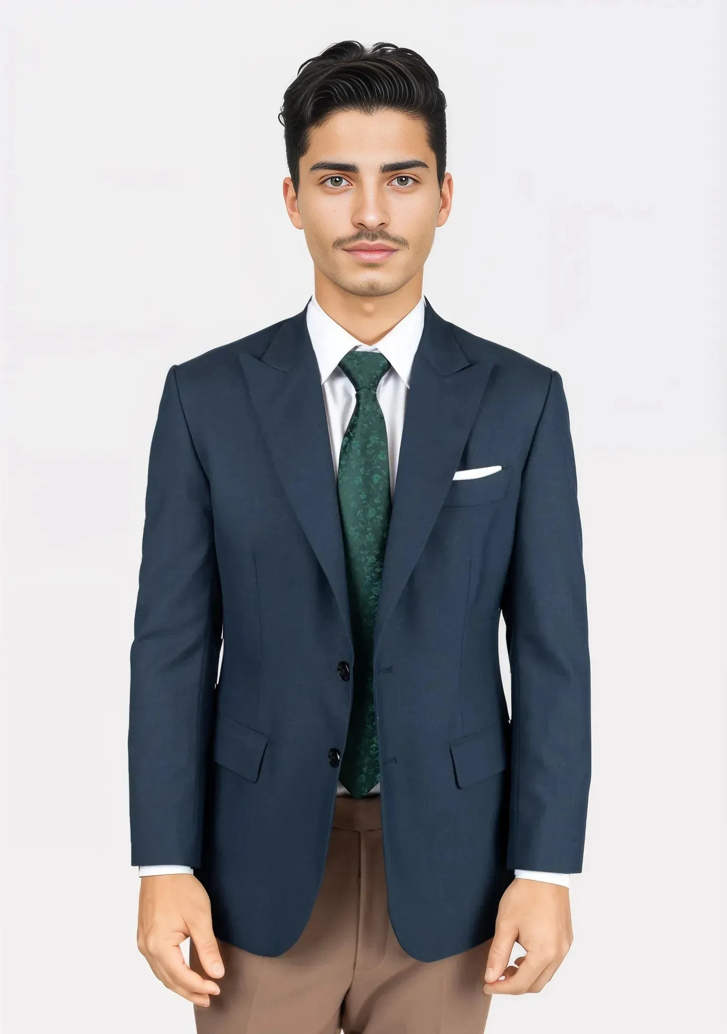 Bryant Aegean Blue Sharkskin Jacket