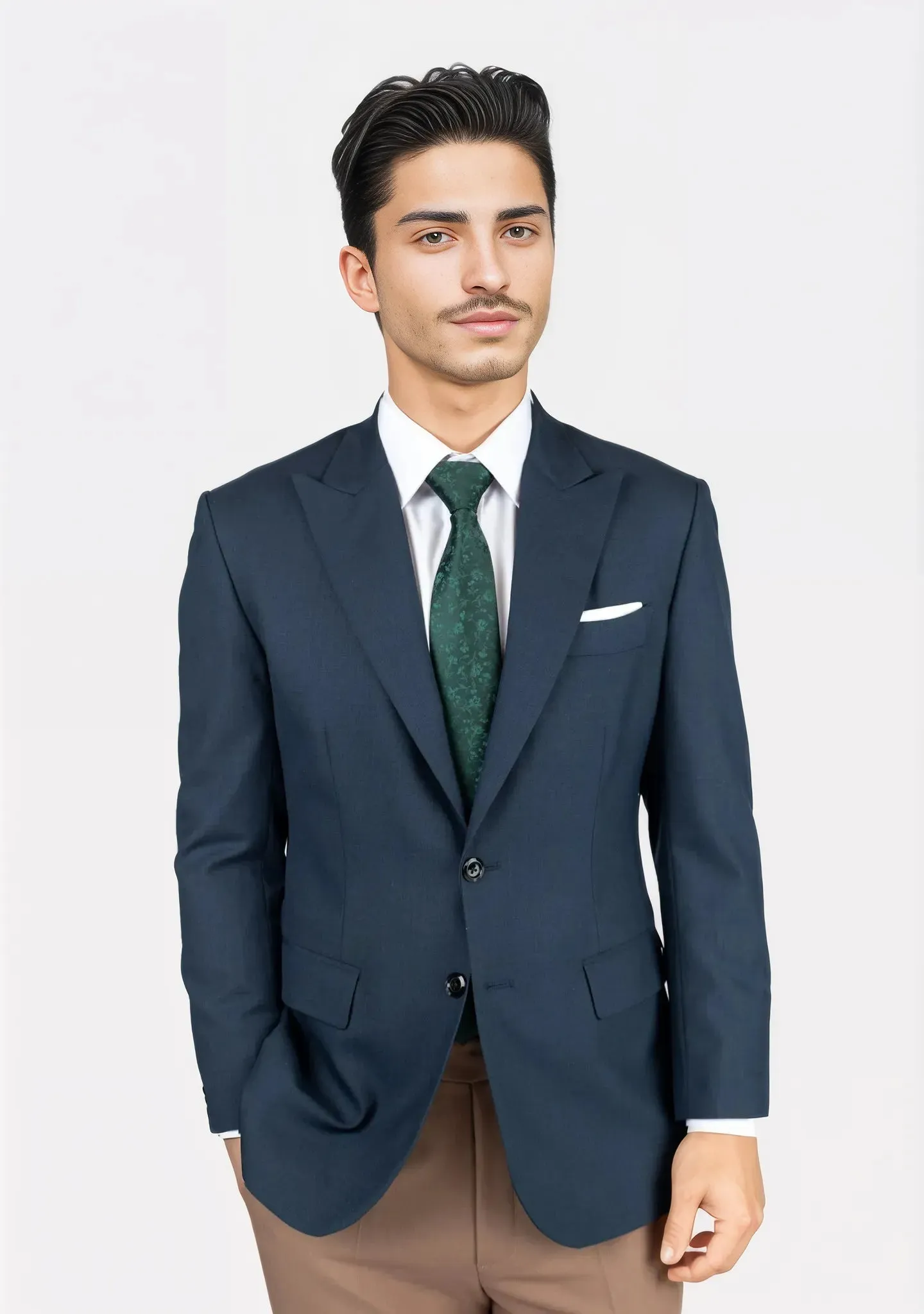 Bryant Aegean Blue Sharkskin Jacket