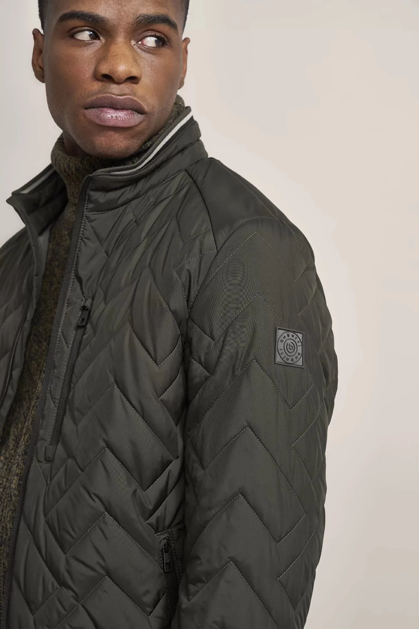 Bugatti Air Series Quilted Bomber Jacket