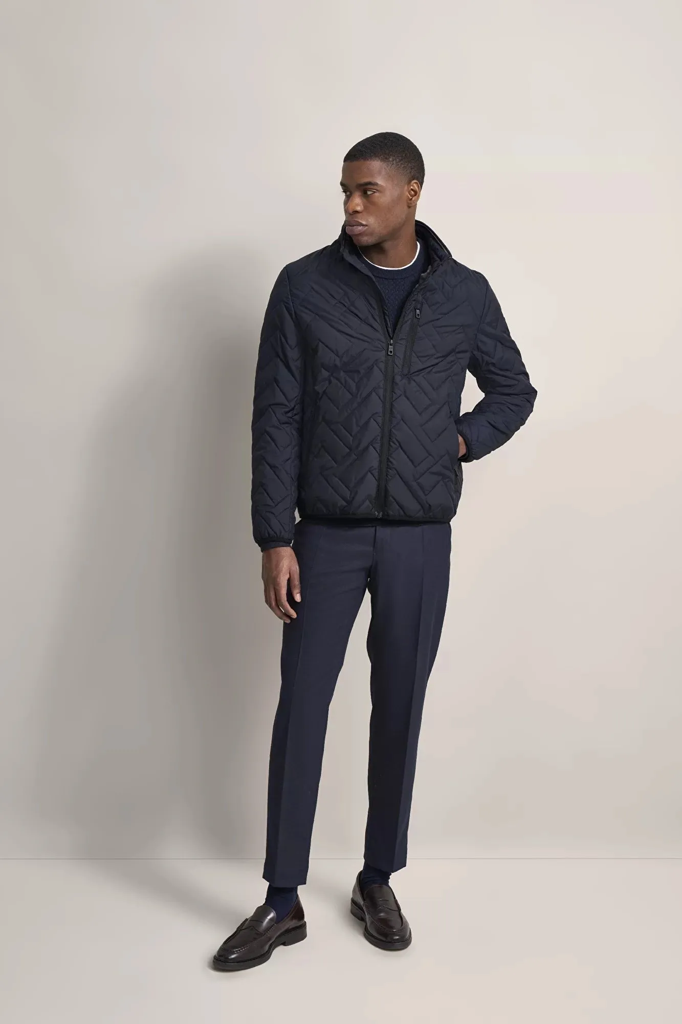 Bugatti Air Series Quilted Bomber Jacket