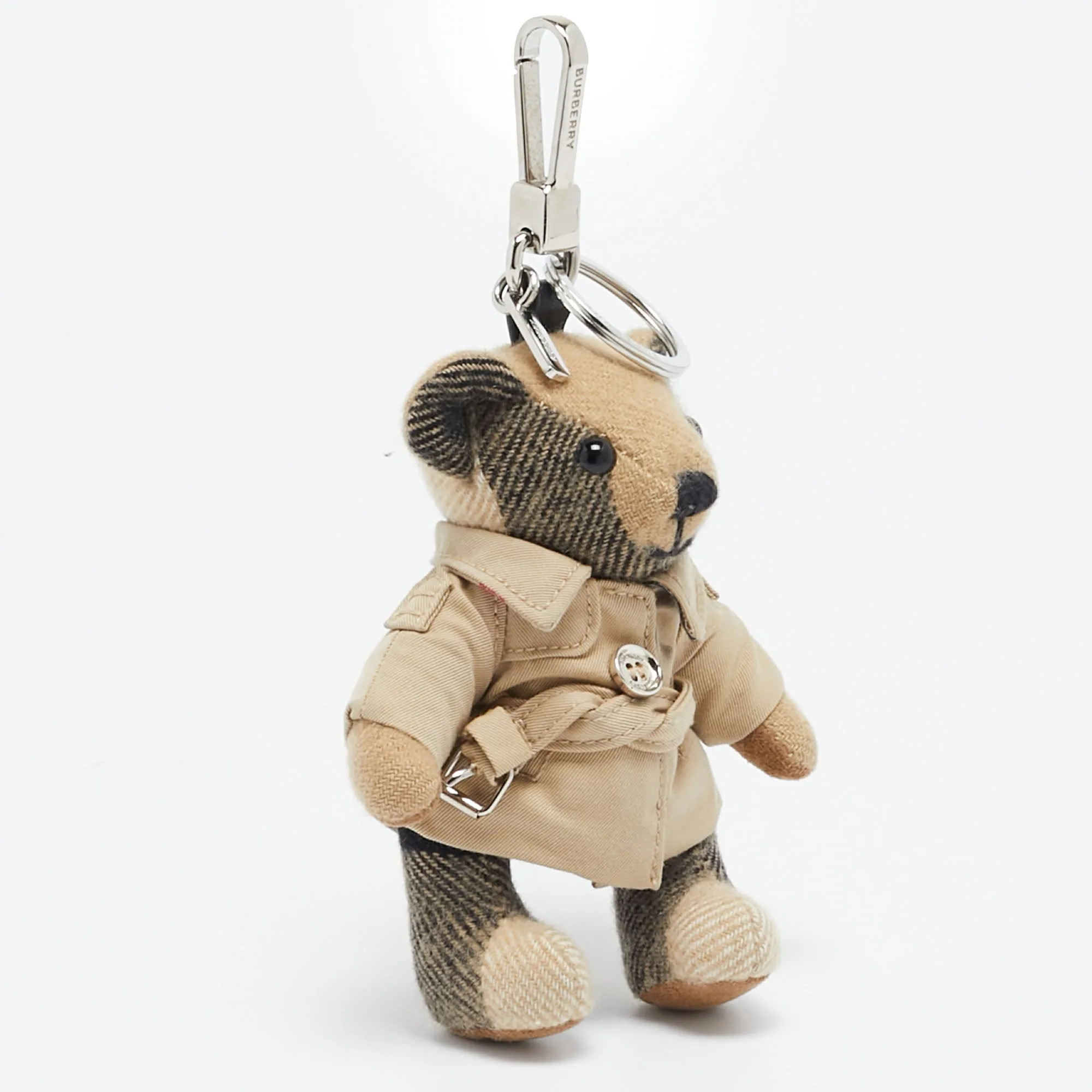 BURBERRY Beige Thomas Bear Bag Charm