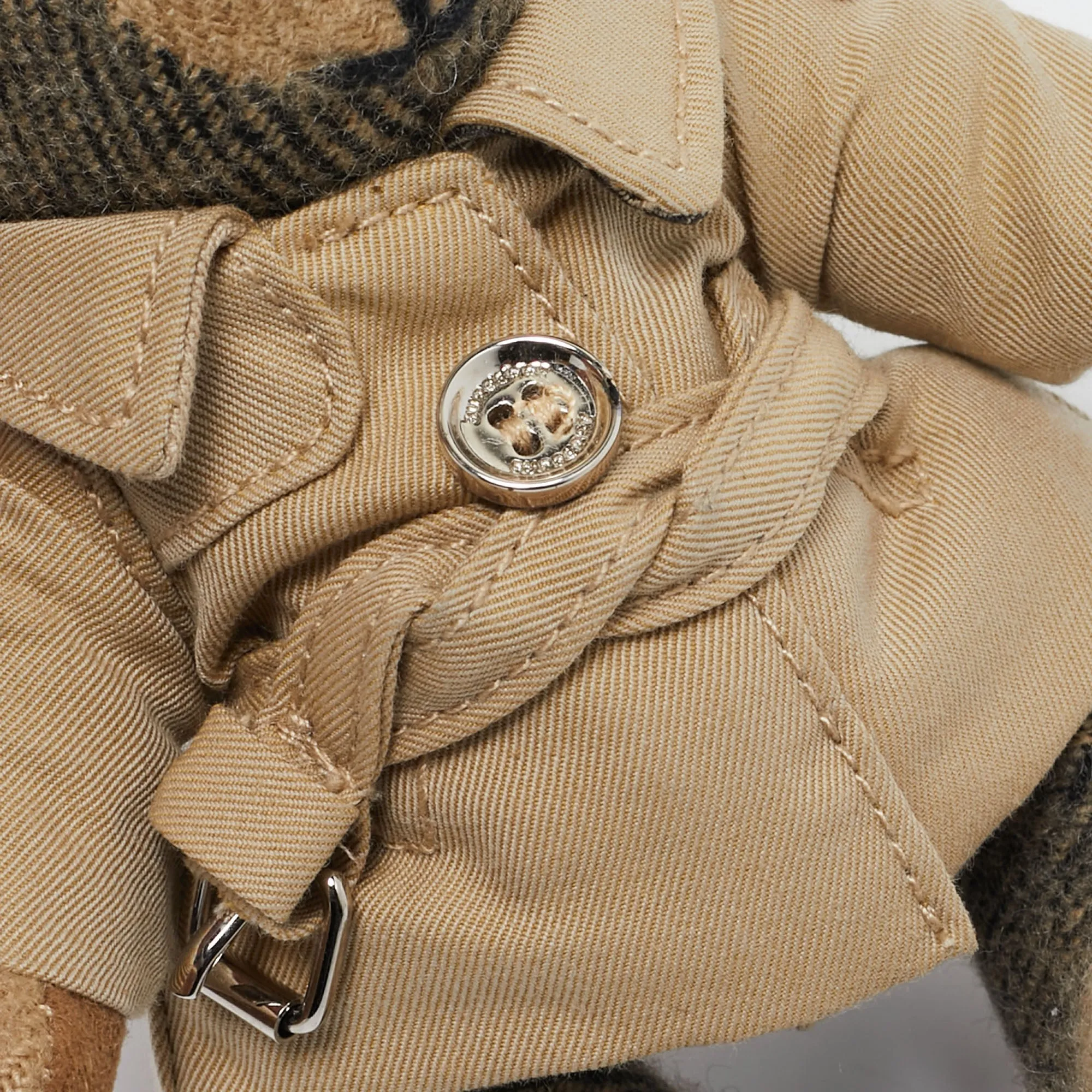 BURBERRY Beige Thomas Bear Bag Charm