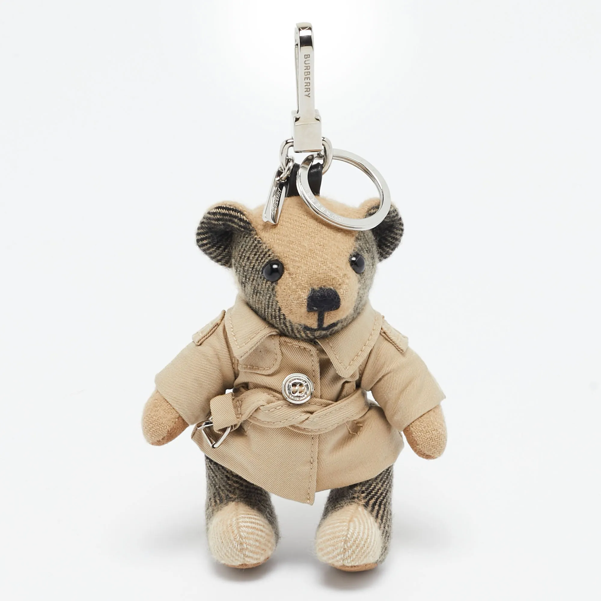 BURBERRY Beige Thomas Bear Bag Charm