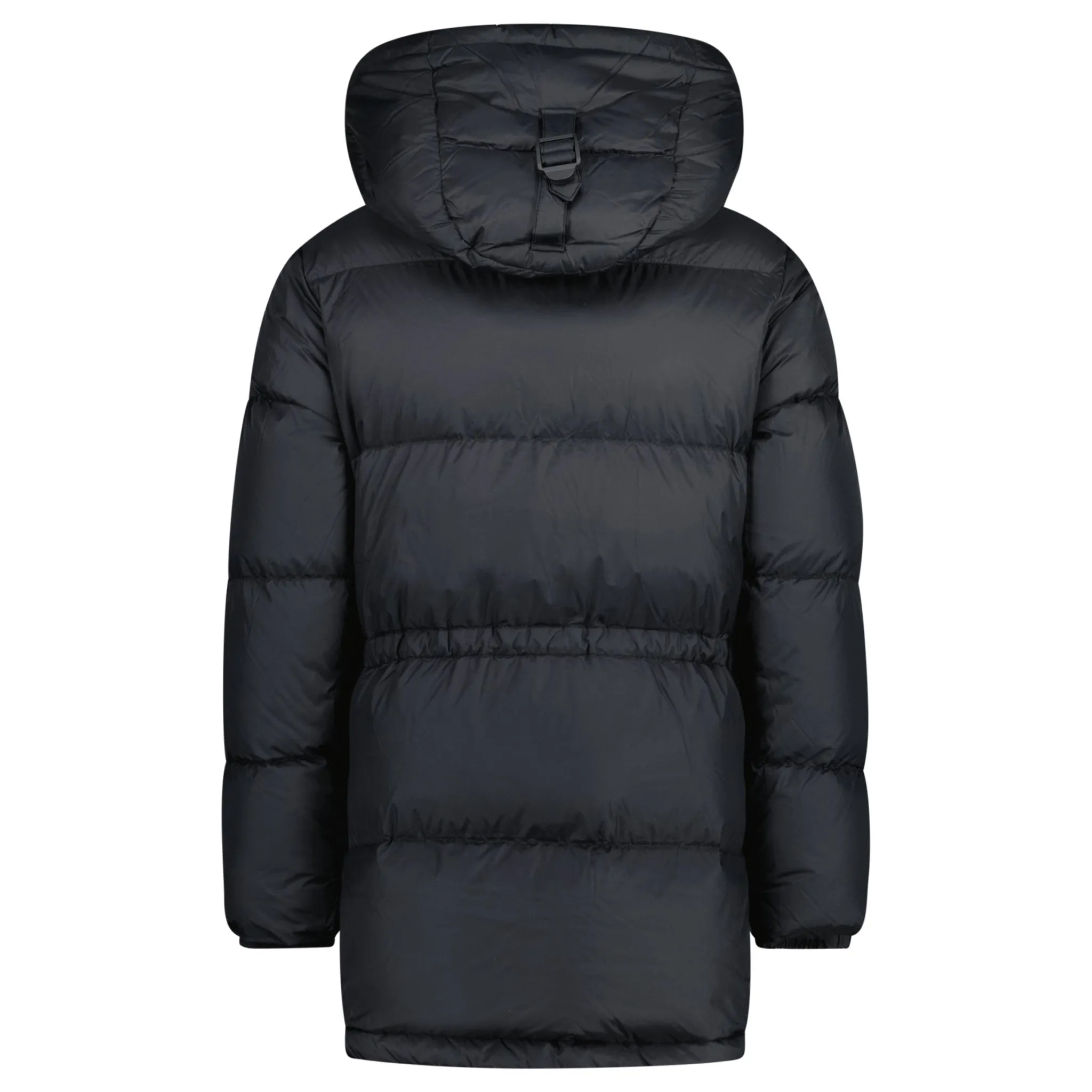 BURBERRY HALSBY MID LENGTH PUFFER JACKET BLACK