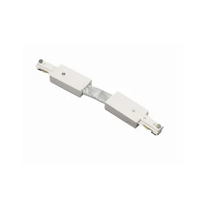 Cal Track Flex Connector (3 Wires) in White