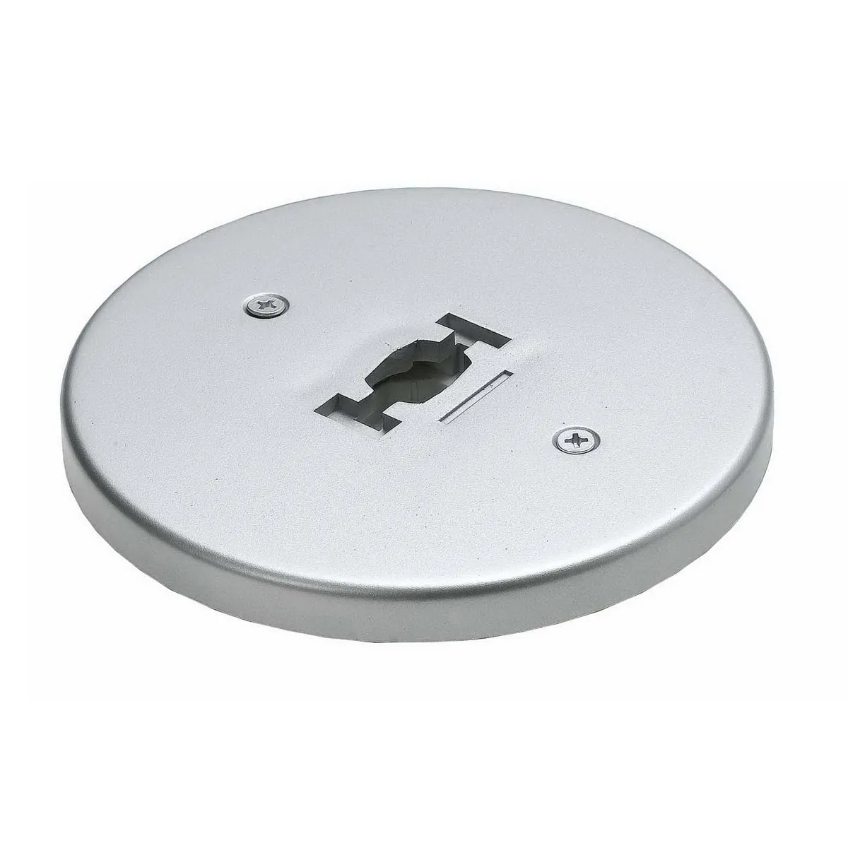 Cal Track Monopoint, Line Voltage, Round in Brushed Steel