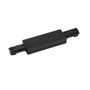 Cal Track Straight Connector (3 Wires) in Black