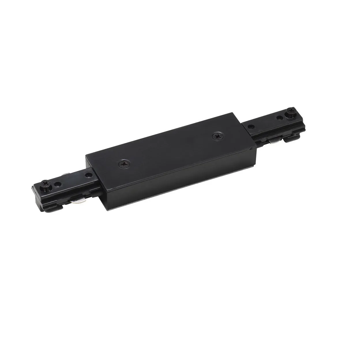 Cal Track Straight Connector (3 Wires) in Black