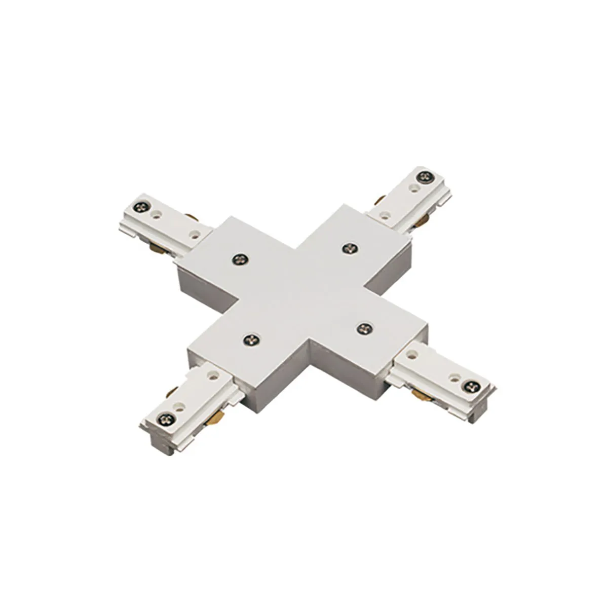 Cal Track X Connector (3 Wires) in White