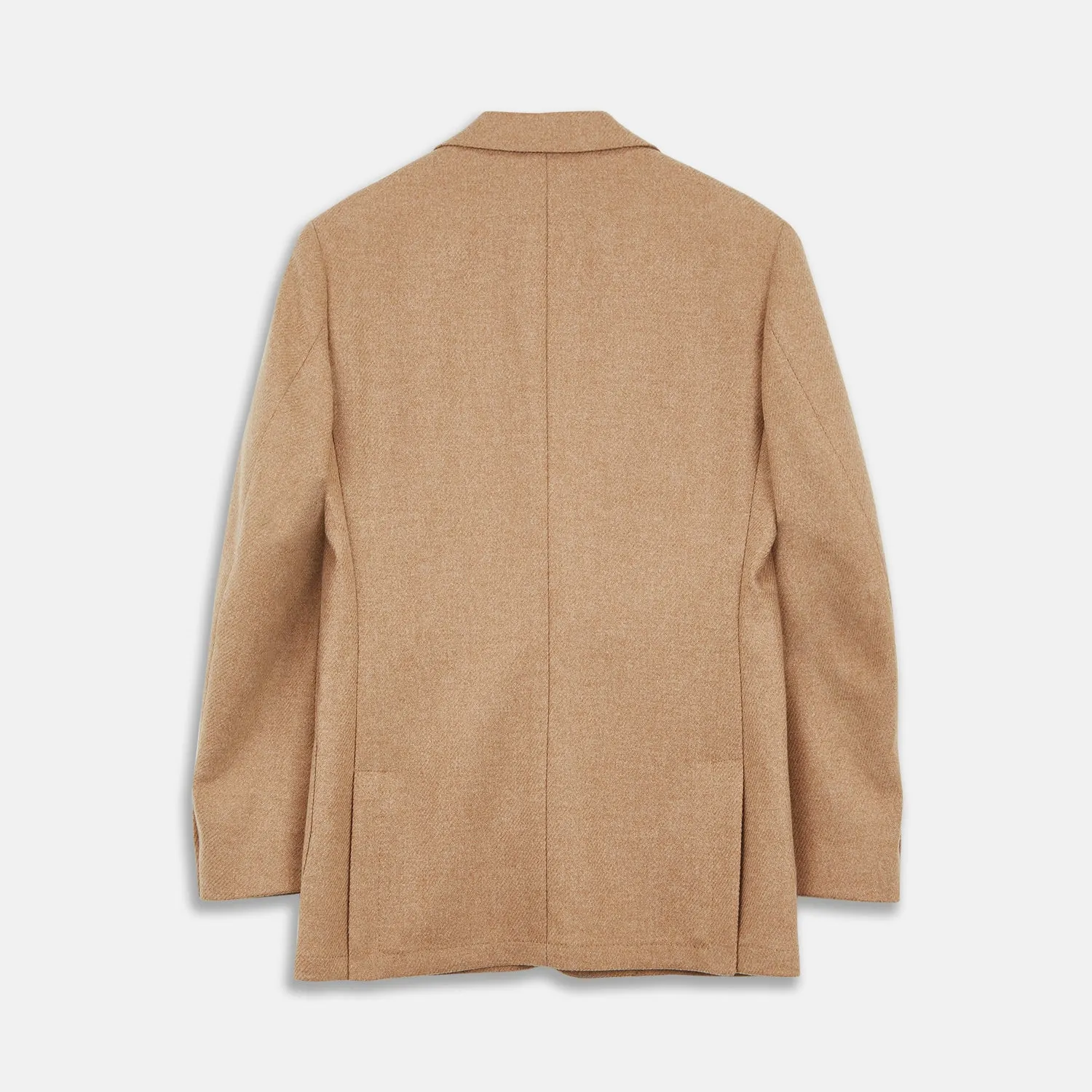 Camel Merino Wool Blazer