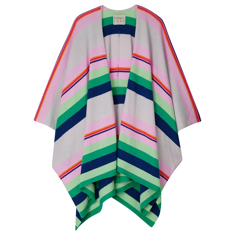 Cashmere Cabana Stripe Wrap in Multi