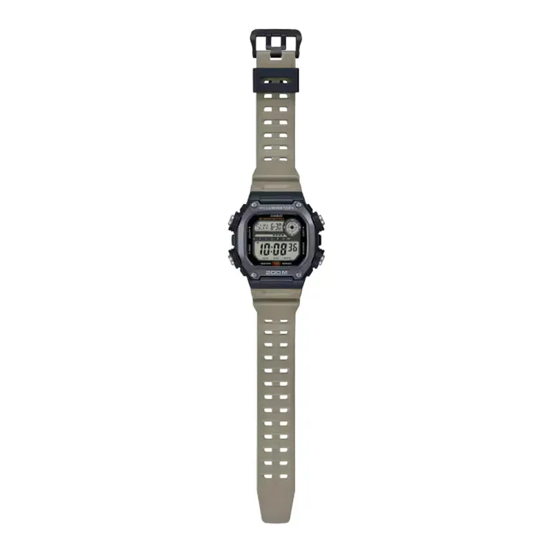 Casio Illuminator Digital Khaki Belt Men's Watch| DW-291HX-5AVDF