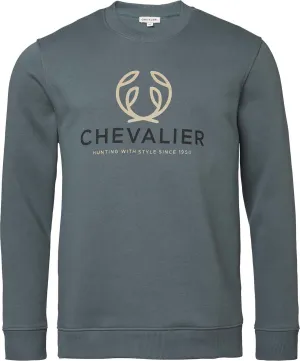 Chevalier Men´s Chevalier Logo Sweatshirt Stormy Blue | Buy Chevalier Men´s Chevalier Logo Sweatshirt Stormy Blue here | Outnorth