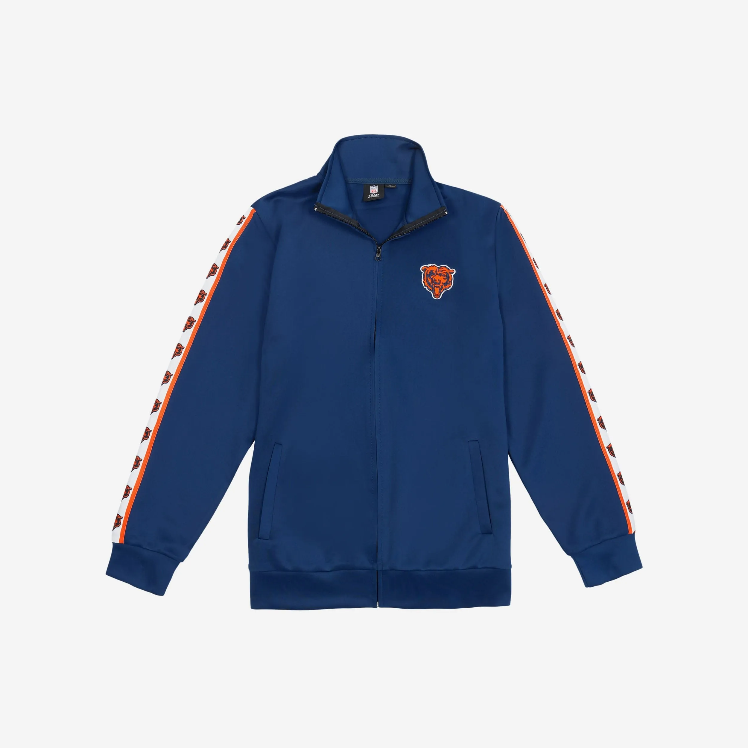 Chicago Bears Stripe Logo Track Jacket