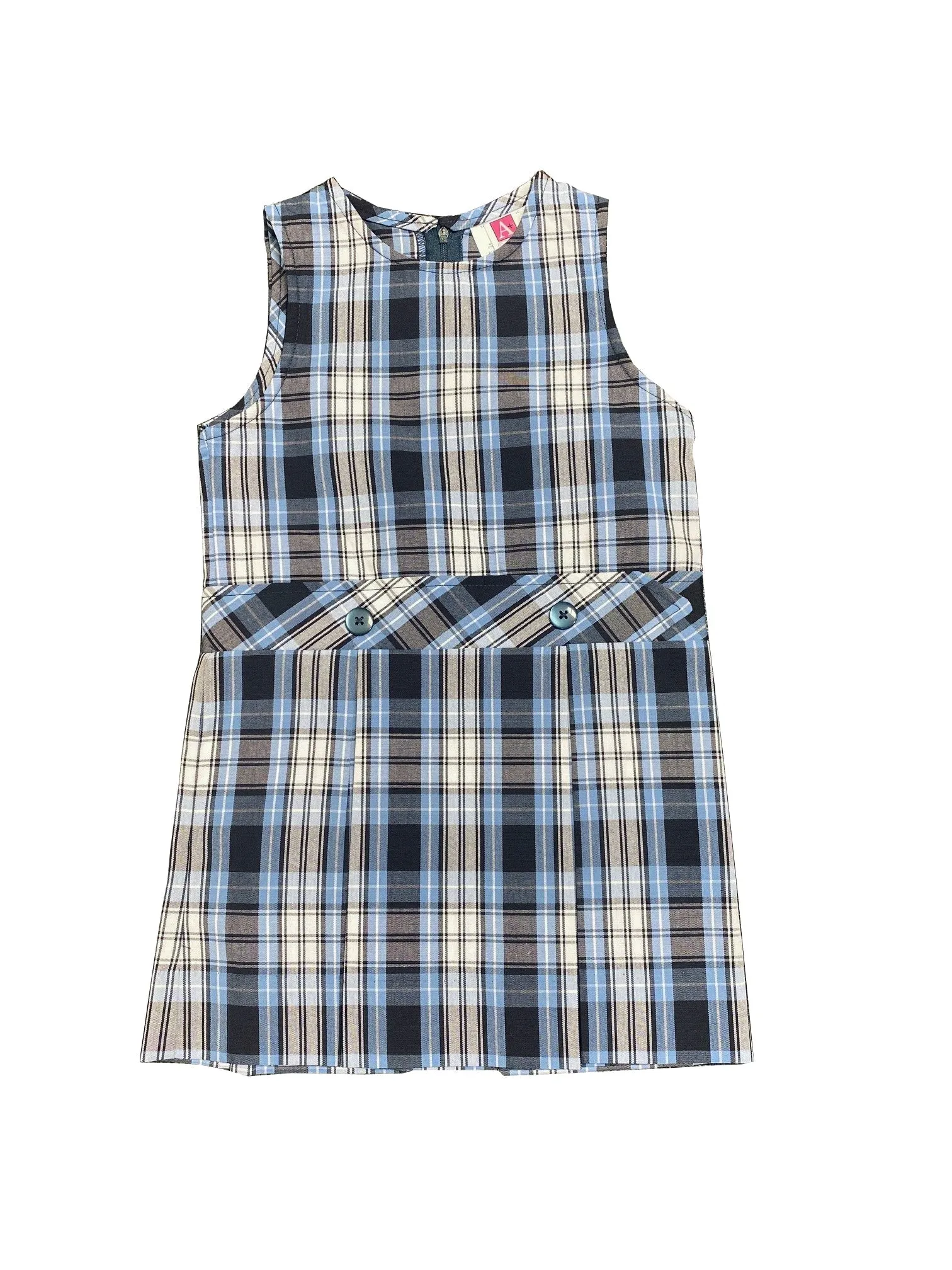 Christ The King Kick Pleat Plaid Jumper (K-2nd Only)