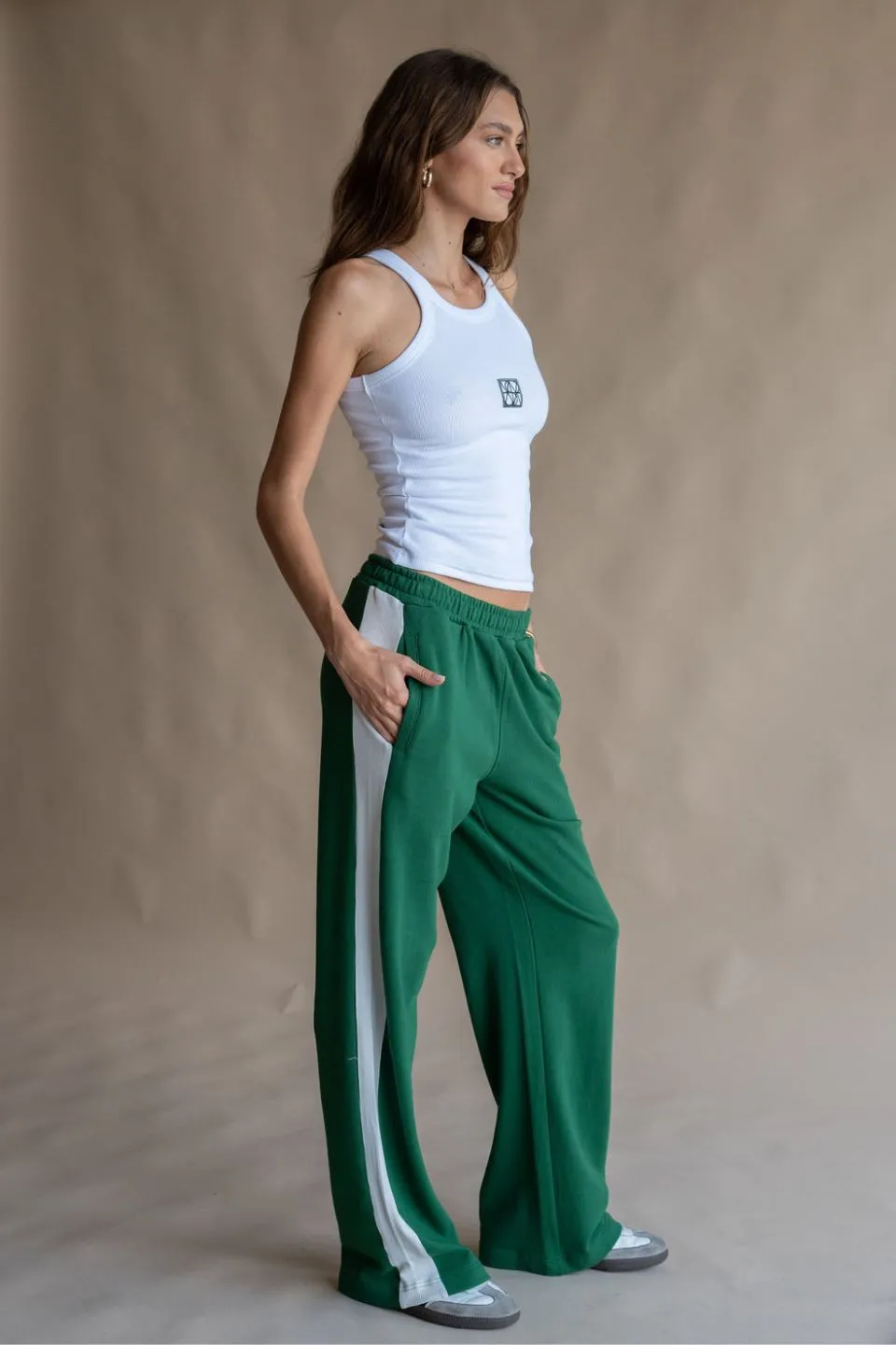 Classic Dark Green Track Pant