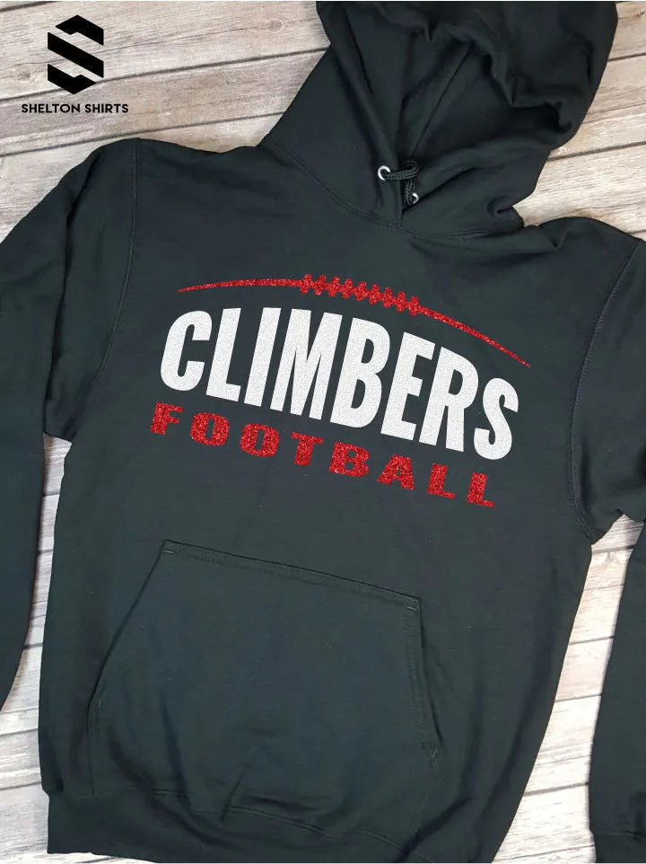 Climbers Football Arch with Football Laces Sweatshirt