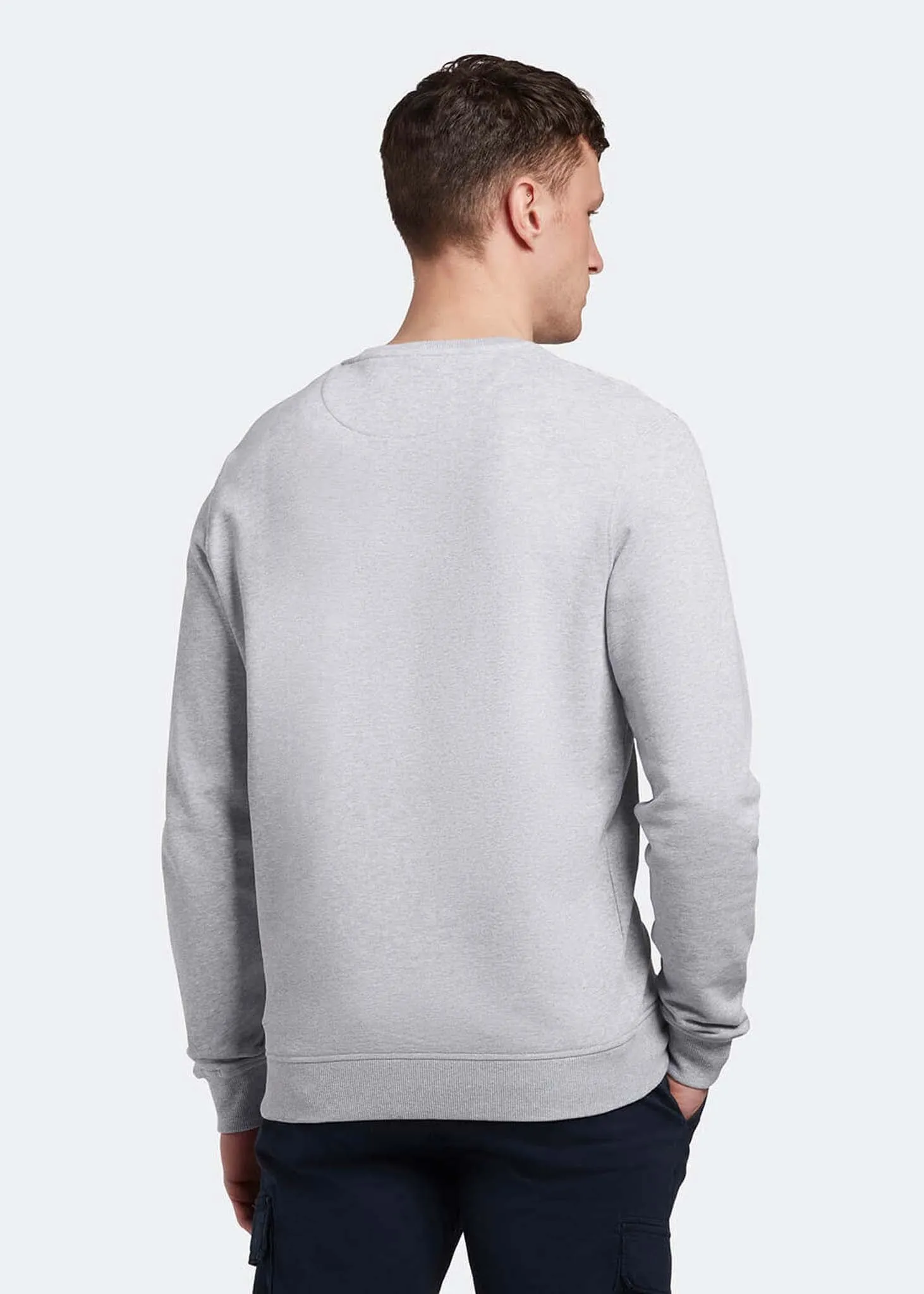 Crew neck sweatshirt - light grey marl