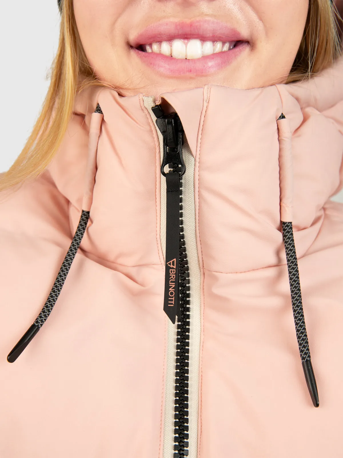 Cypress Women Puffer Snow Jacket | Soft Pink