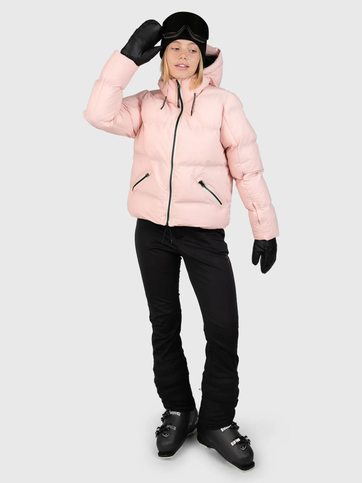 Cypress Women Puffer Snow Jacket | Soft Pink