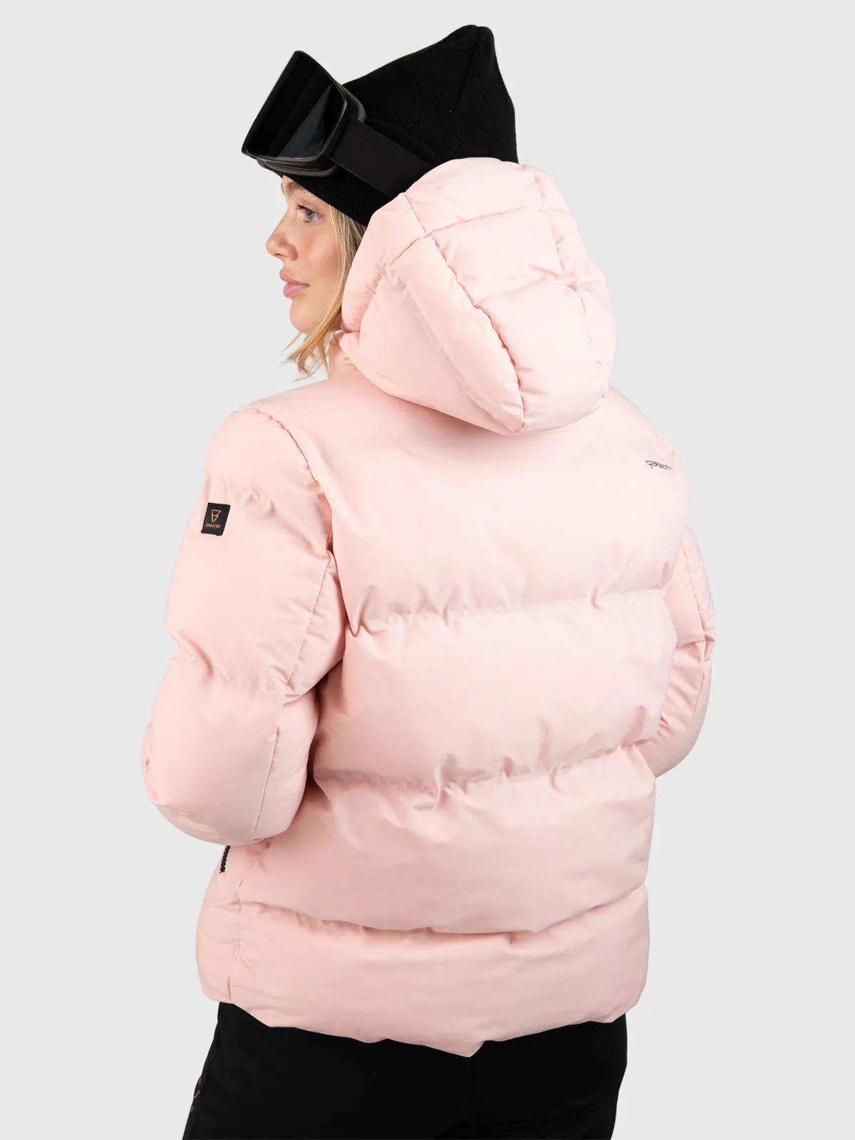 Cypress Women Puffer Snow Jacket | Soft Pink