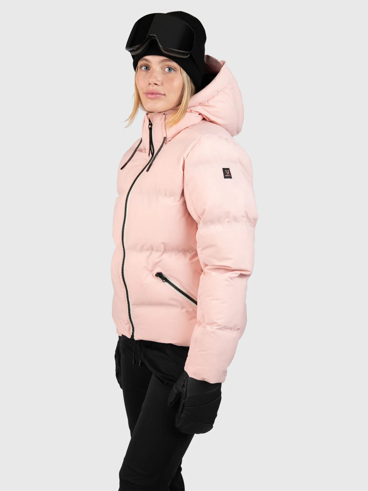 Cypress Women Puffer Snow Jacket | Soft Pink