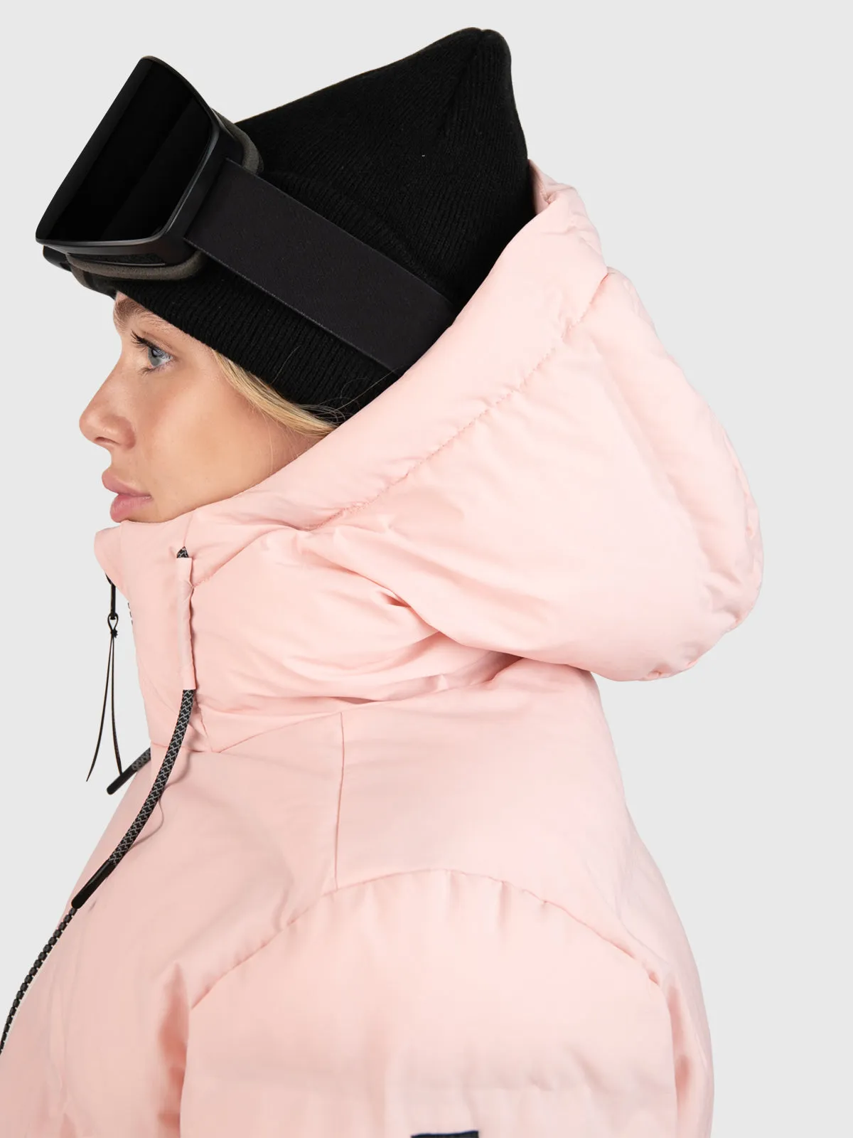 Cypress Women Puffer Snow Jacket | Soft Pink