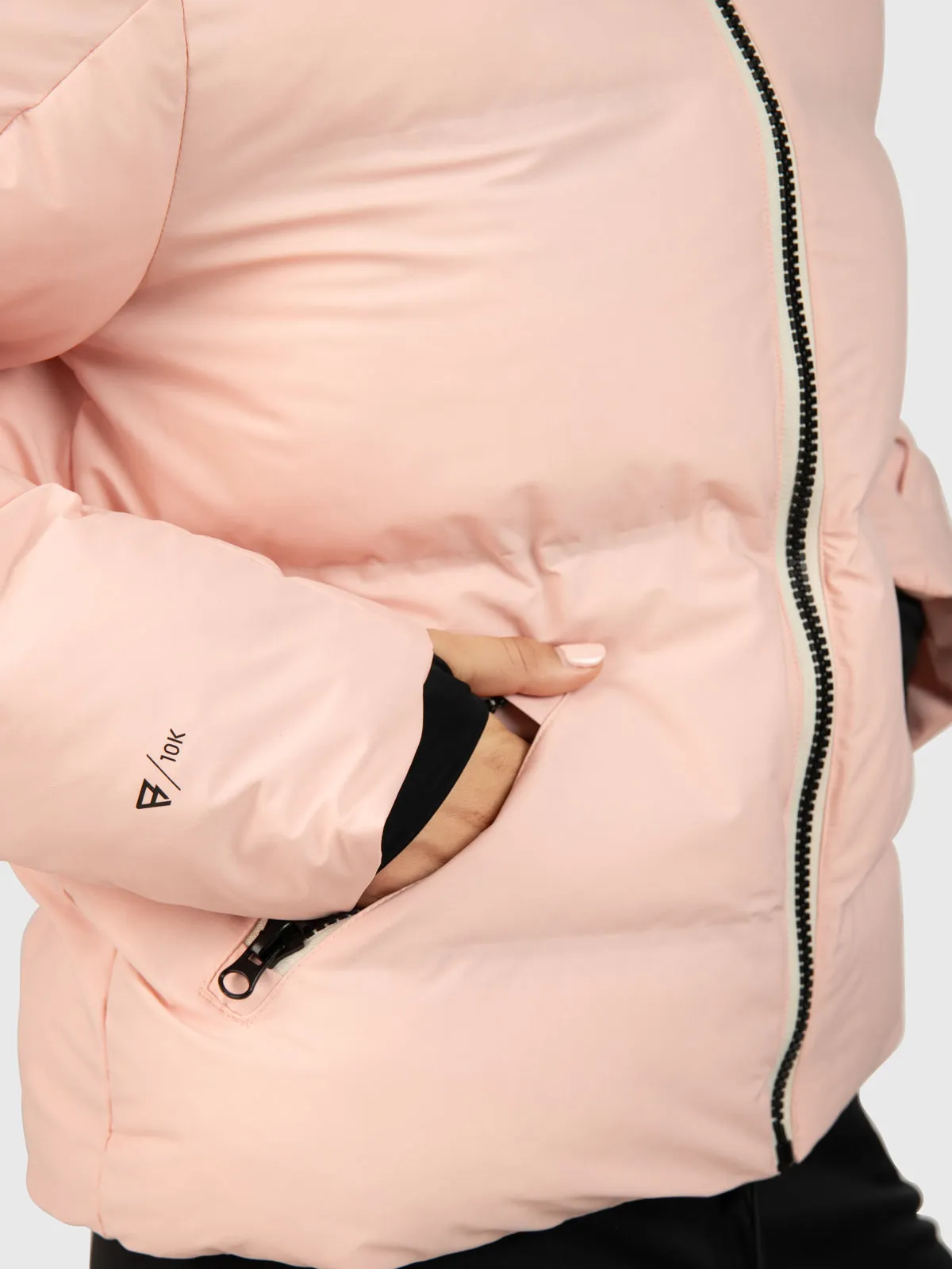 Cypress Women Puffer Snow Jacket | Soft Pink