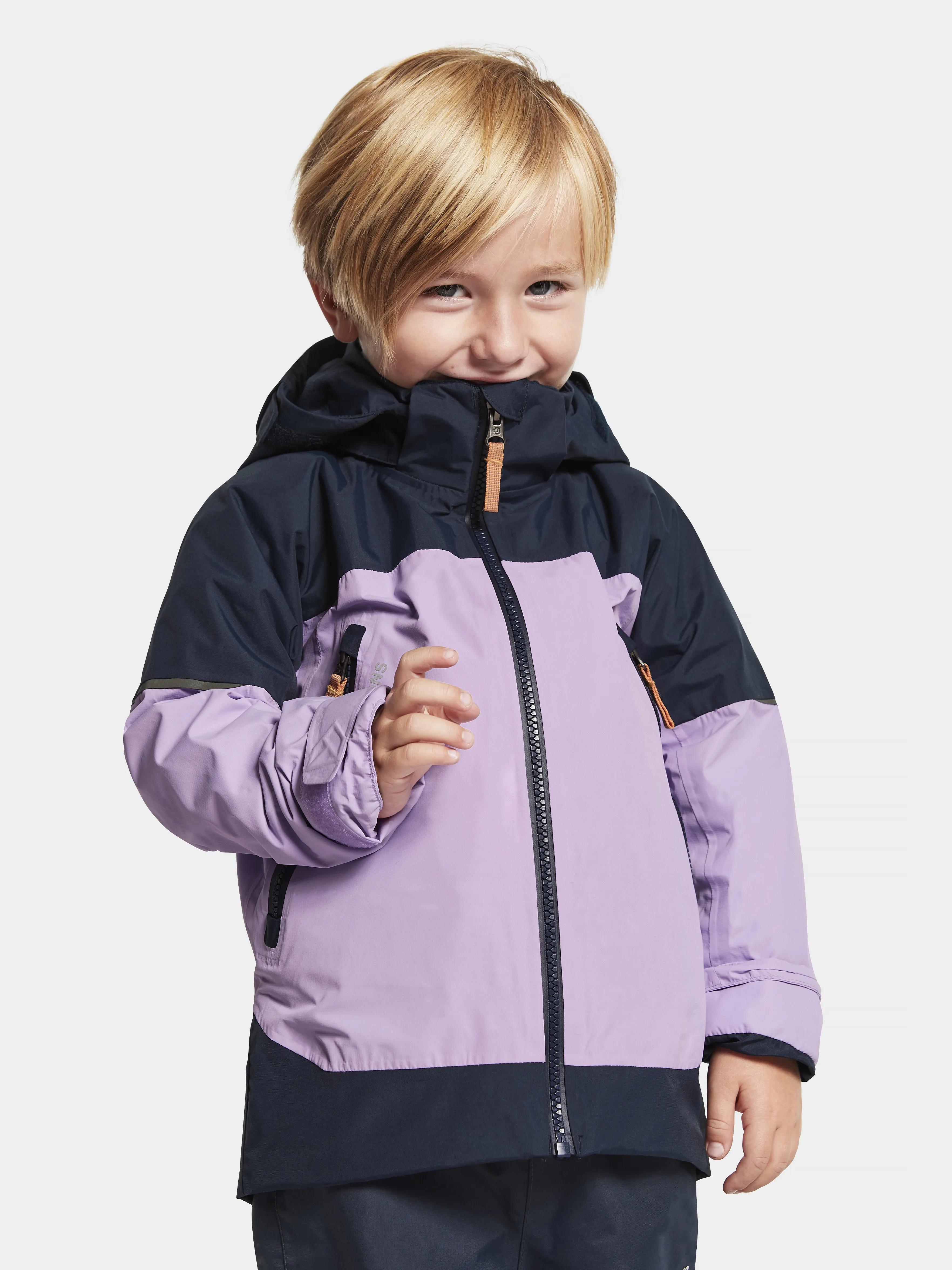 Didriksons Kids&#x27; Ash Jacket 3 Digital Purple | Buy Didriksons Kids&#x27; Ash Jacket 3 Digital Purple here | Outnorth