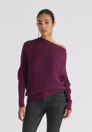 Draped Knitted Jumper