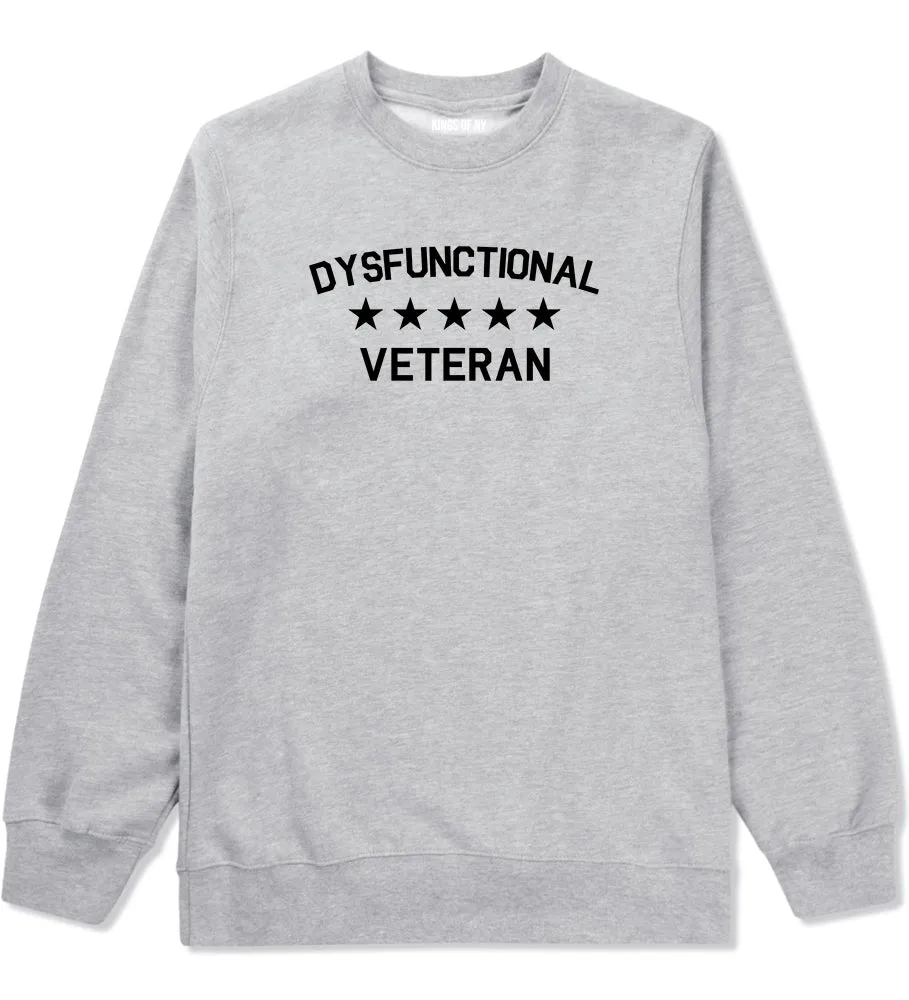 Dysfunctional Veteran Mens Crewneck Sweatshirt