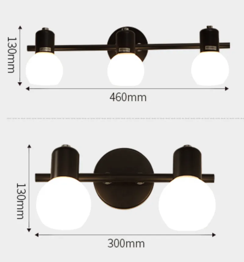 Einar Minimalist Classic Glass Wall Light