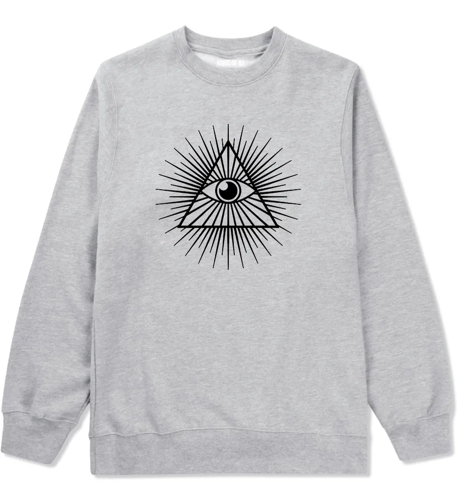 Eye Of Providence illuminati Mens Crewneck Sweatshirt