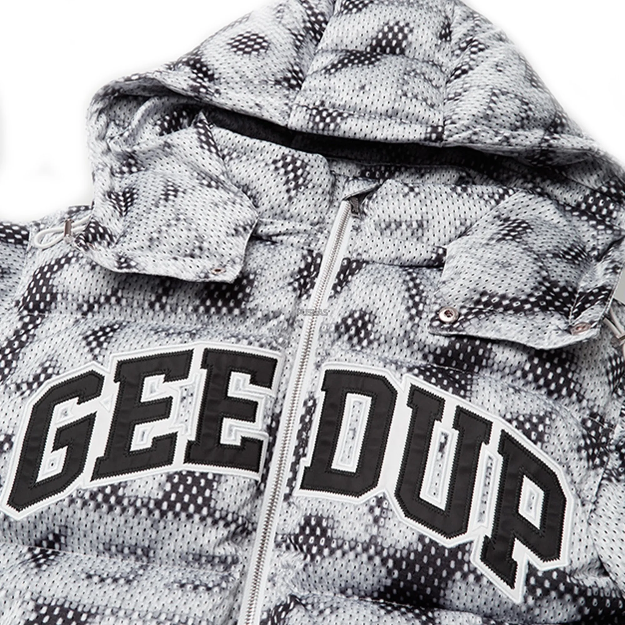 Geedup Play For Keeps Static Puffer Jacket 'Multi Black / Grey' (2024)