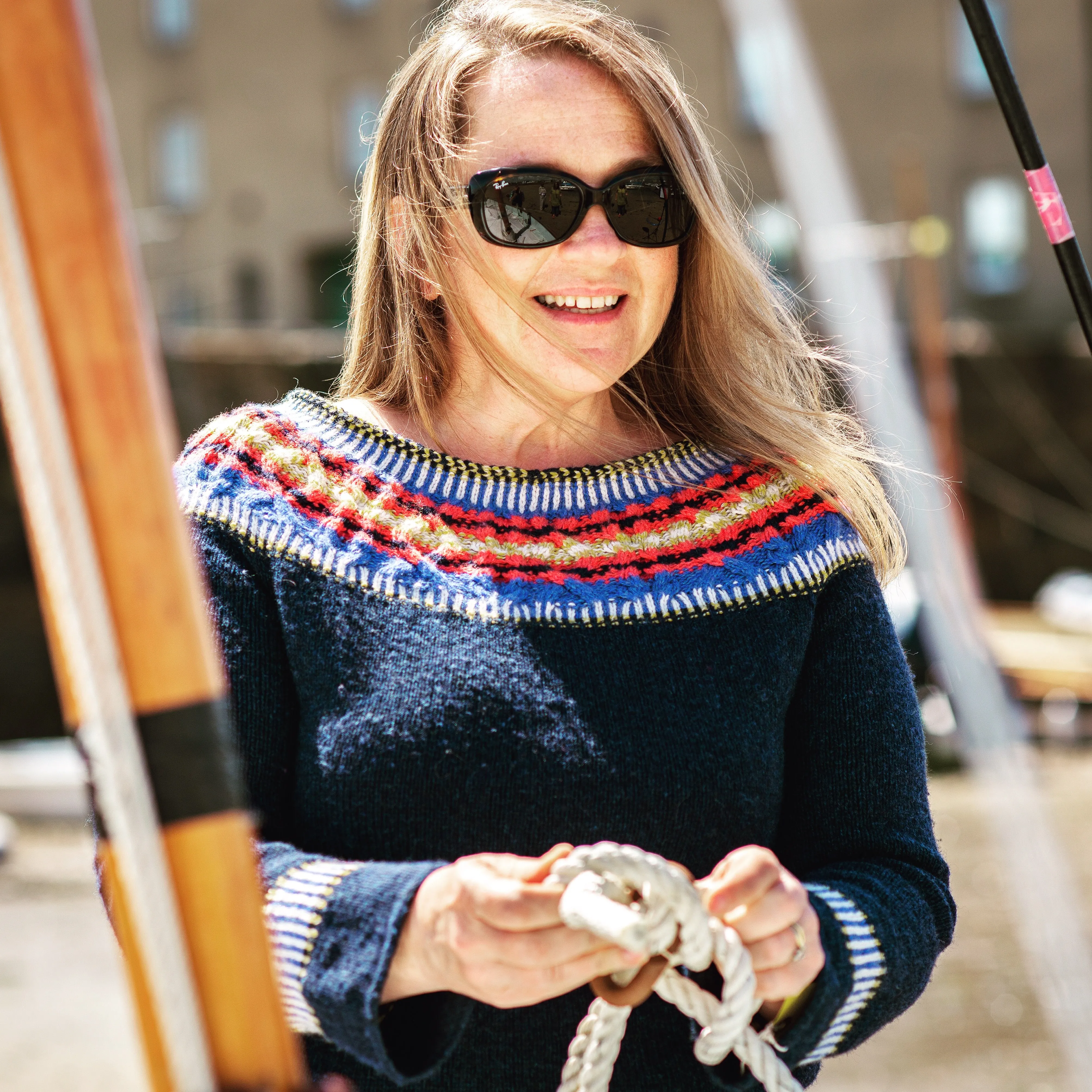 Geo Yoked Fair Isle Sweater : Knit Kit