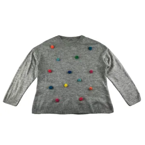 George jumper women's size 16-18 grey with bobble detail