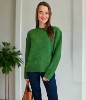 Green Wool Blend Jumper