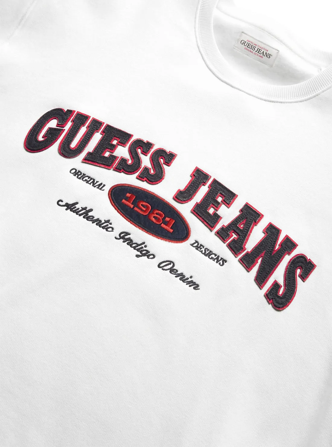 Guess Jeans White Original Jumper