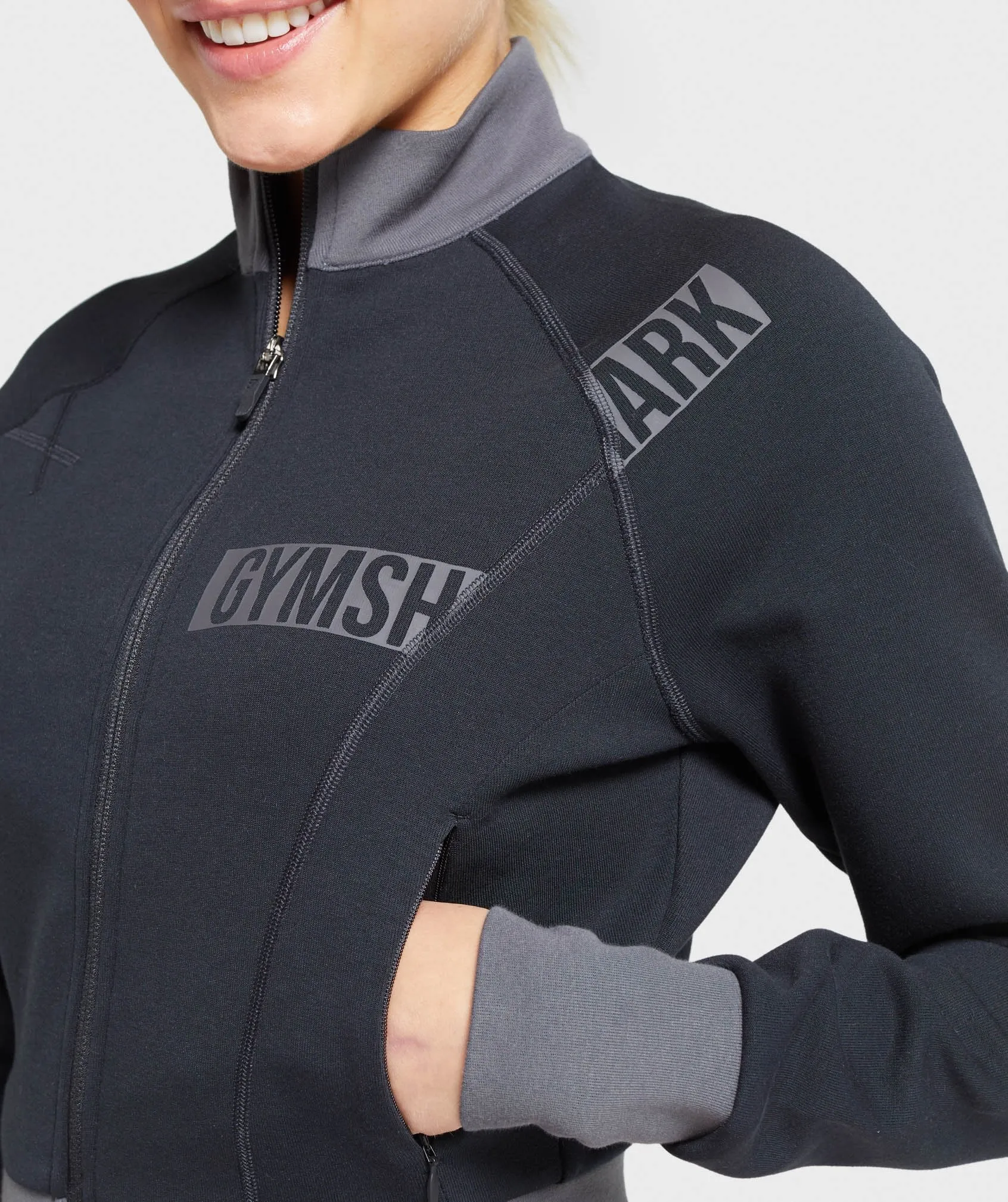 Gymshark Rewind Track Top - Black